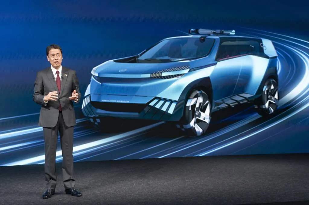 Makoto Uchida, CEO von Nissan, stellt den Arc-Plan für Elektrofahrzeuge, Hybride und PHEVs vor
