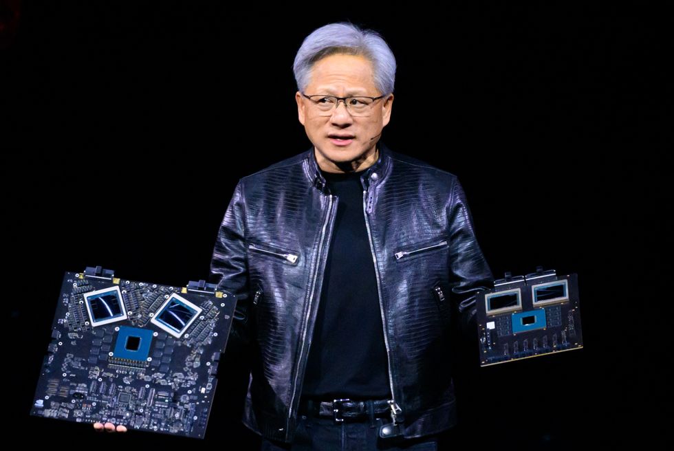 Jensen Huang, CEO von NVIDIA, auf der AI-Konferenz