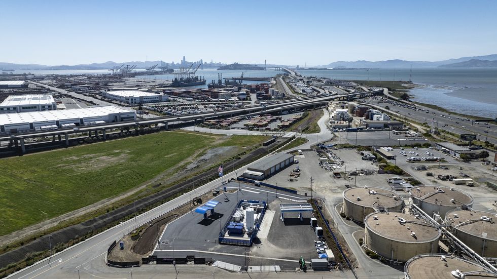 Firstelement Fuel Wasserstoffstation im Hafen von Oakland